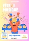 Affiche Colorée Fête de la Musique Illustratif Moderne  (1)