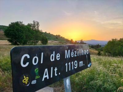 Sunset at Col de Mézilhac