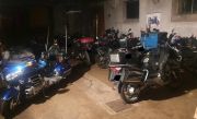 Large garage available to store motorcycles at night