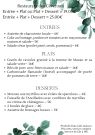 menu du 1709